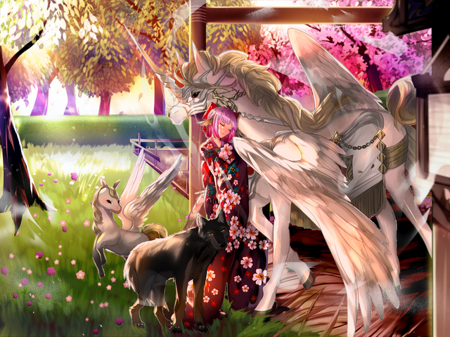 Ryosuke, Okogoshi, and her Pegasi